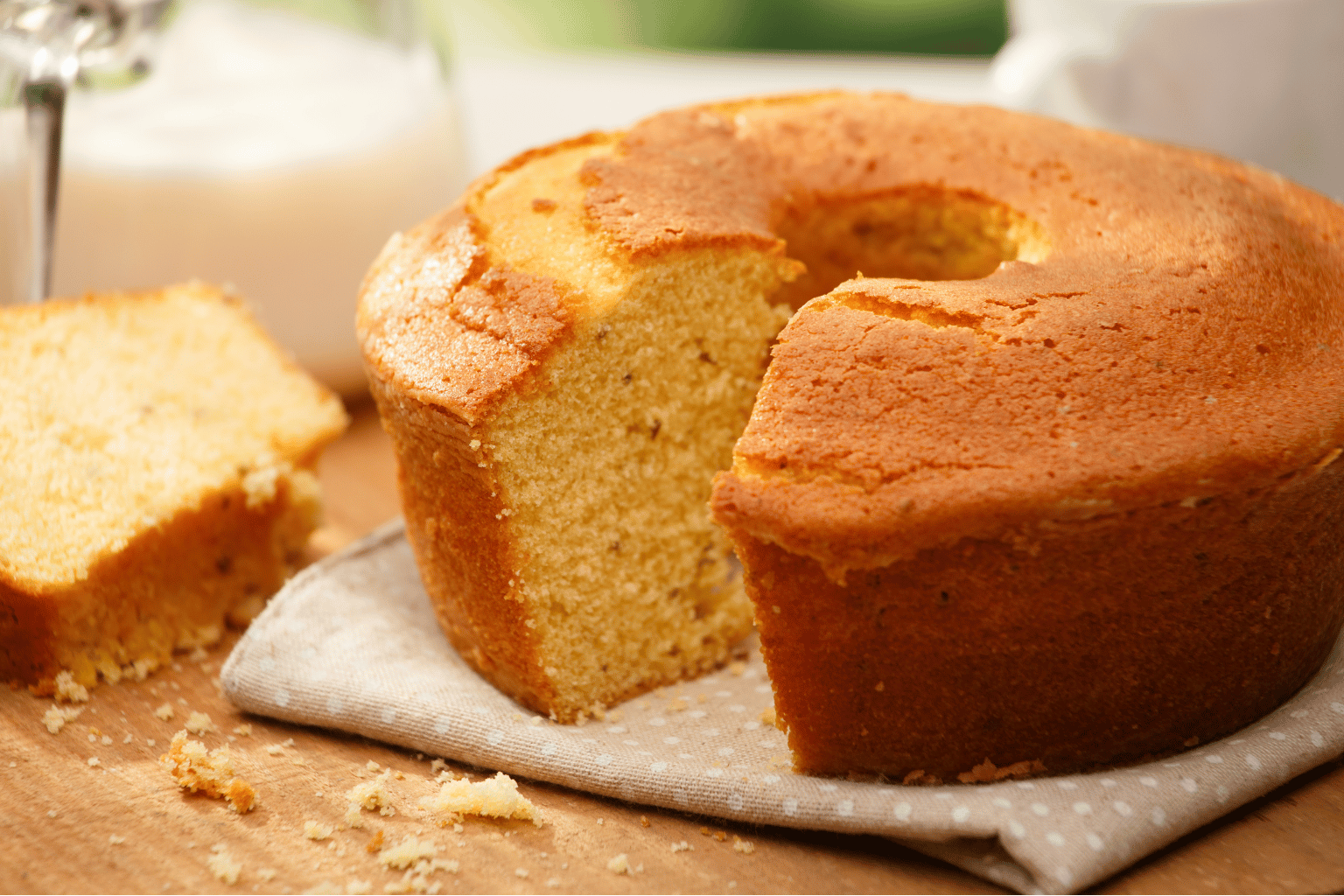 Bolo de trigo fofinho
