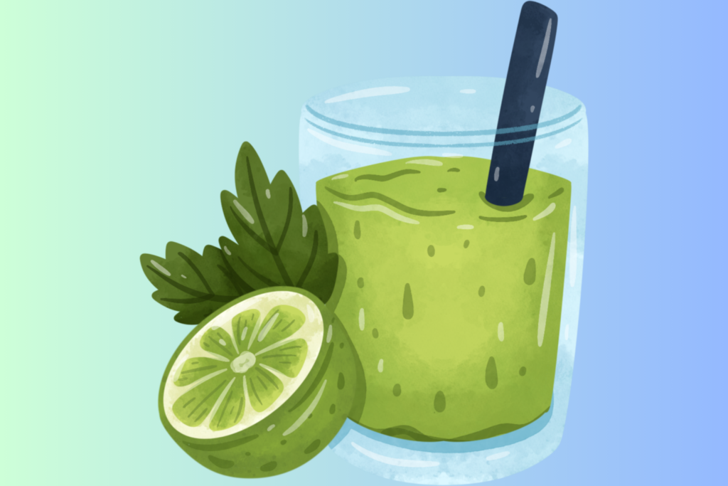Suco detox de couve