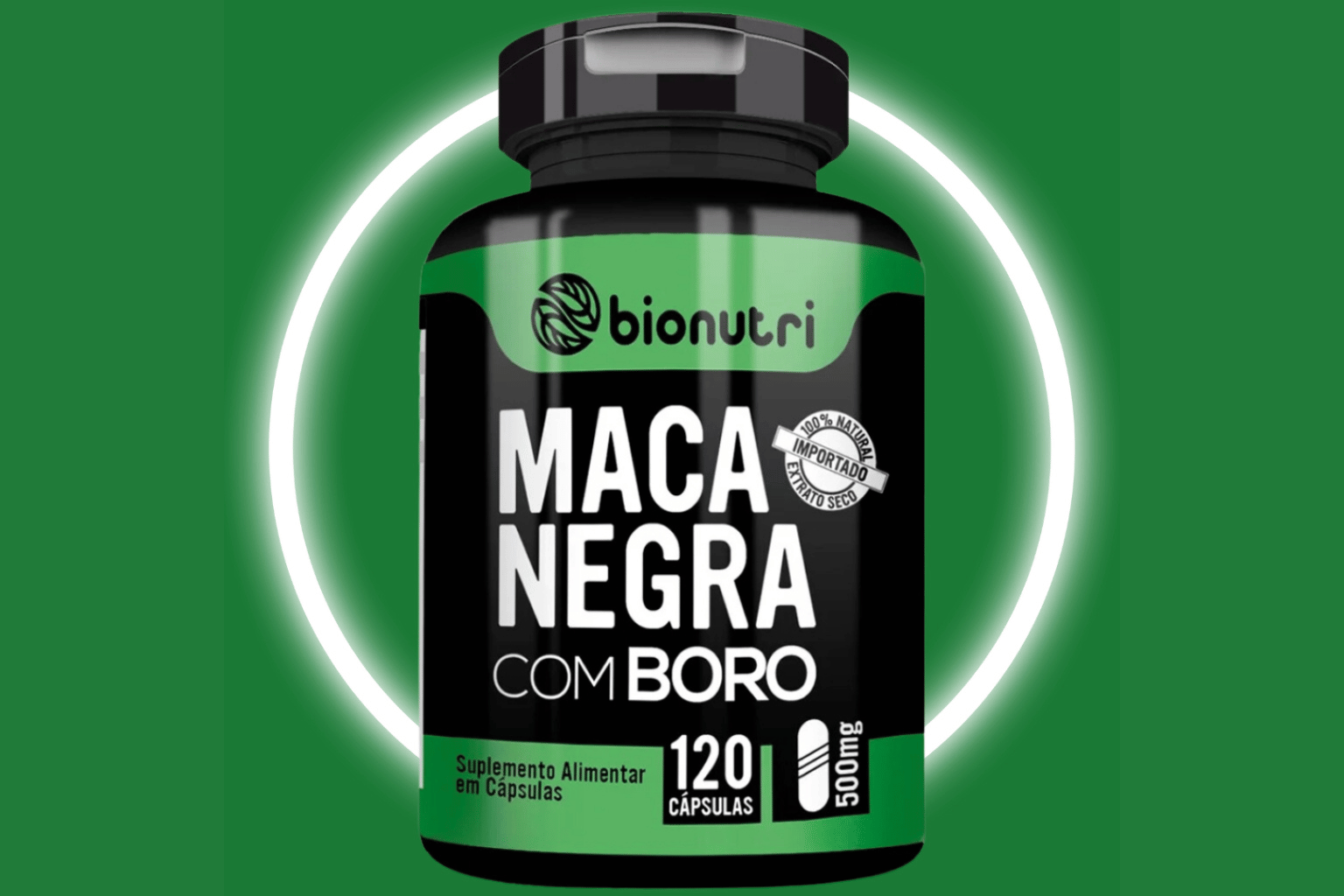 Maca peruana negra com boro