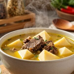 Como fazer caldo de mocotó com mandioca passo a passo